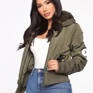 Olive Green Women's Jacket